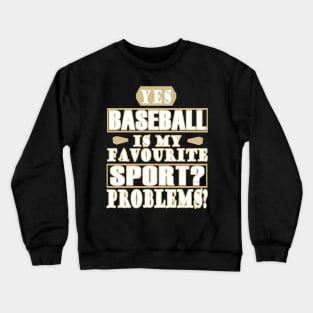 Baseball Baseball Bat Boys Baseman Men Crewneck Sweatshirt